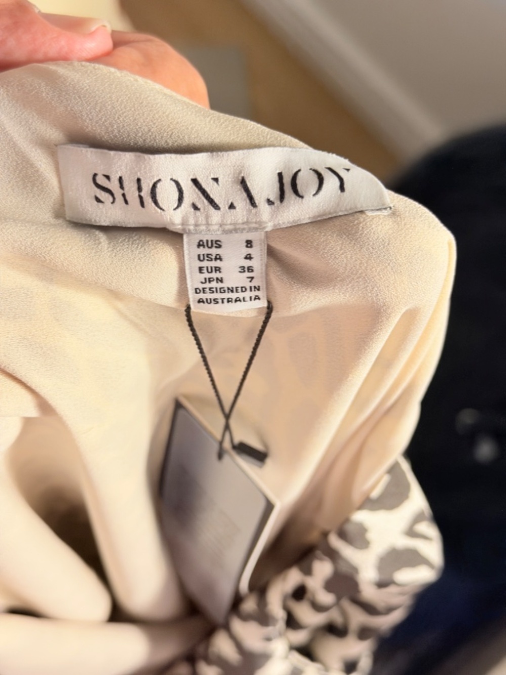 Shona Joy Isabella Cowl Bias Mini Dress - NWT - Picture 5 of 6